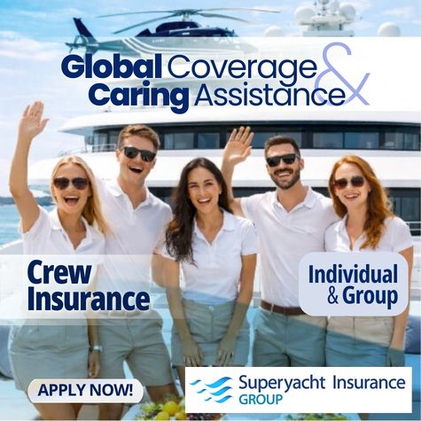 Advert for Superyacht Insurance Group