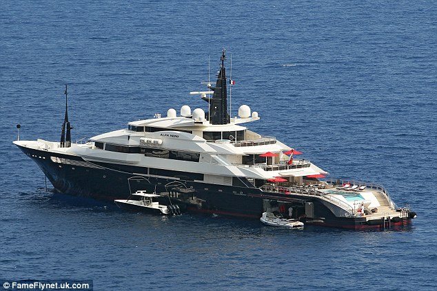 Beyonce and Jay-Z hired this yacht (pictured in South France) to celebrate her 30th birthday 