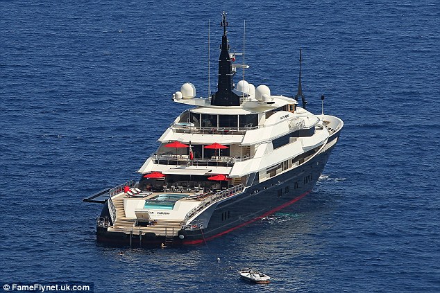 A luxury yacht, like this one hired by Beyonce and Jay-Z can cost up to $2million to rent for a week 