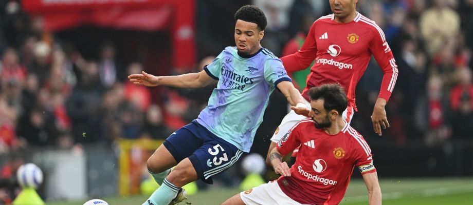 Manchester United v Arsenal in the Premier League