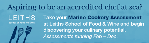 Applying to be an accredited chef at sea? Take your Marine Cookery Assessment at Leiths School of Food & Wine and begin discovering your culinary potential. Assessments running Feb-Dec